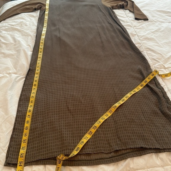 Donna Jessica brown and tan dress made in USA 🇺🇸 - Picture 9 of 10